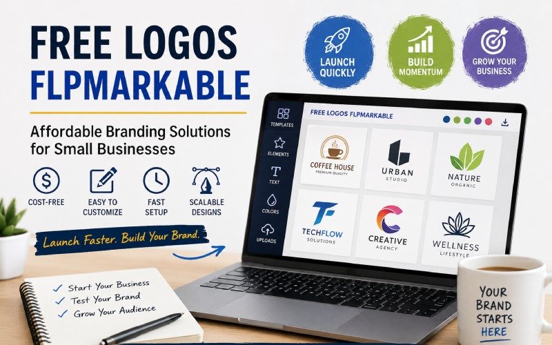 Free Logos Flpmarkable – Fast and affordable branding for startups
